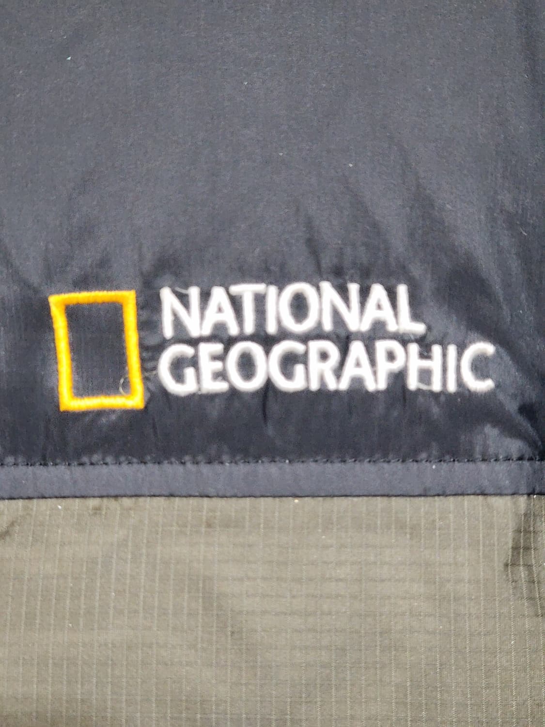 (XL) 내셔널지오그래픽 롱패딩 오리털 점퍼 와펜 다운코트 후드 상품이미지5