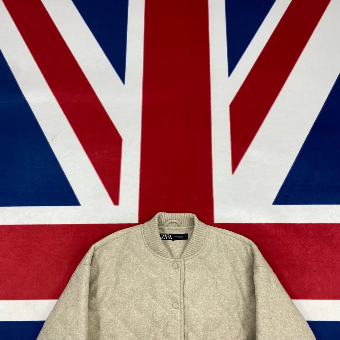 자라 오버핏 퀼팅자켓 여성 M 상품이미지2