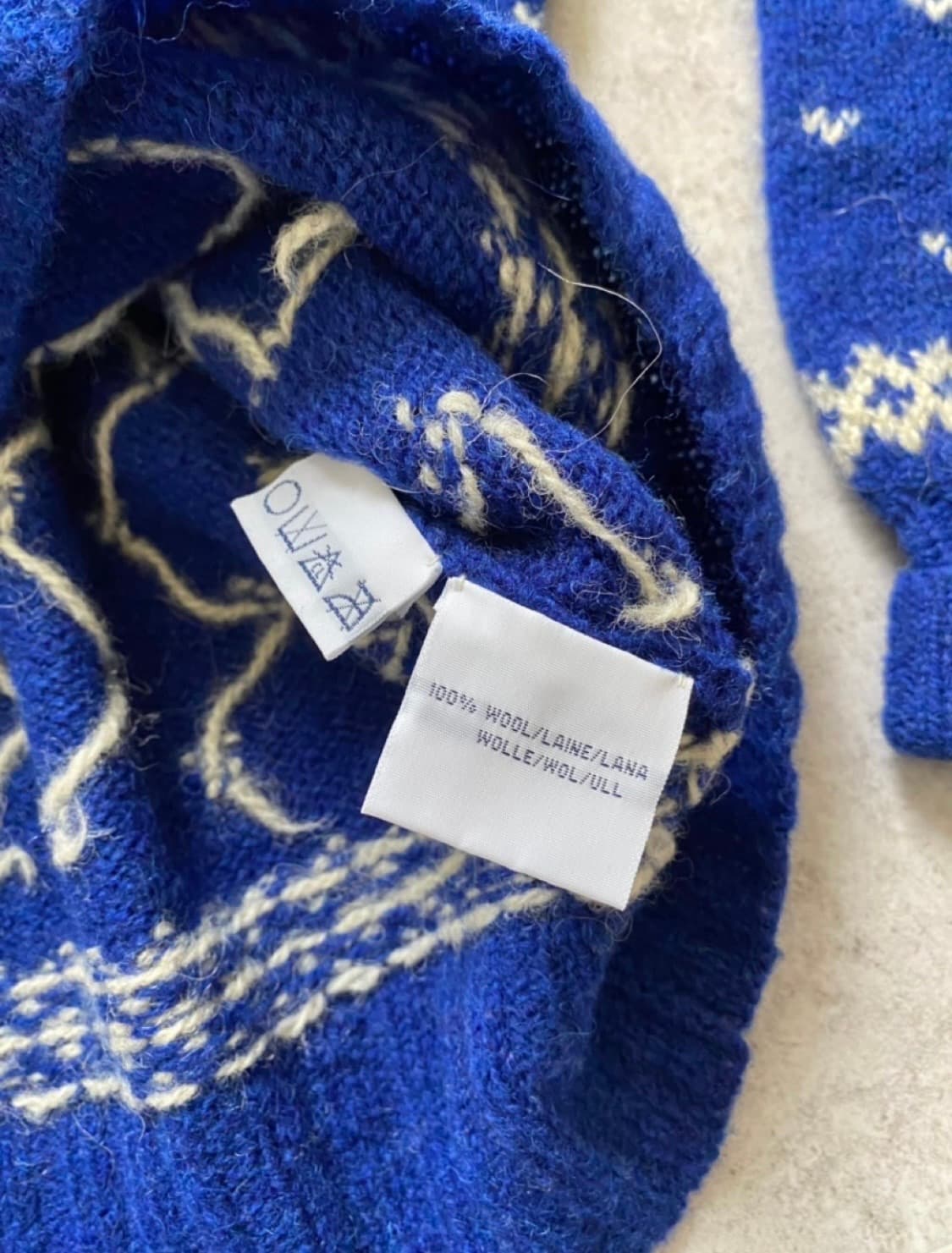 90's 폴로 랄프로렌 핸드니트 M(100-105) 상품이미지5