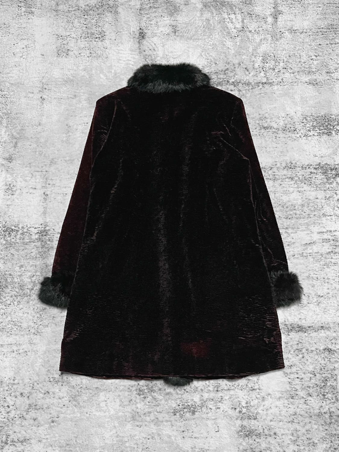 vintage velvet fur coat  상품이미지5