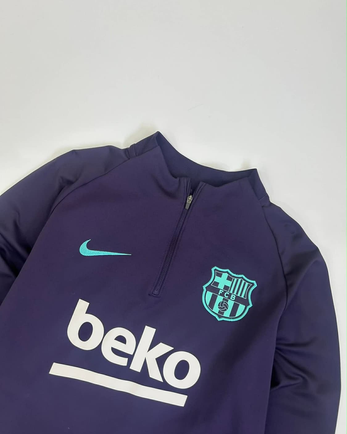 [M] 나이키 FC 바르셀로나 드라이핏 beko 반집업 져지 긴팔 슬리브 상품이미지7