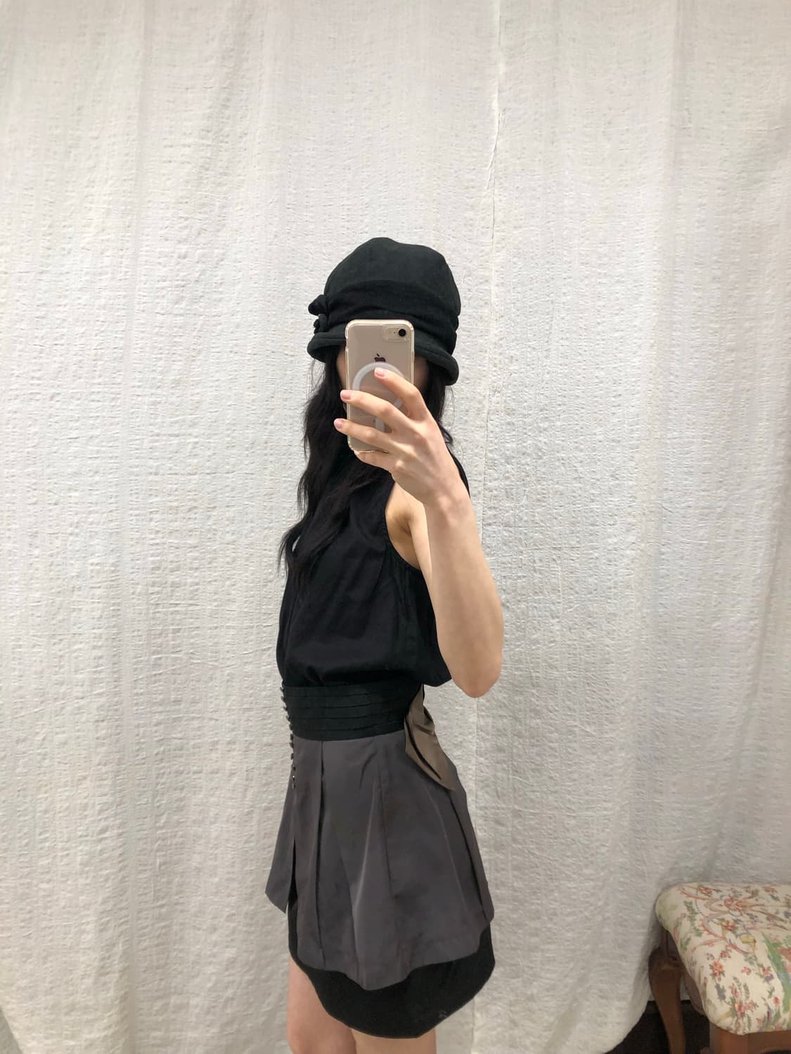 black summer blouse 상품이미지2