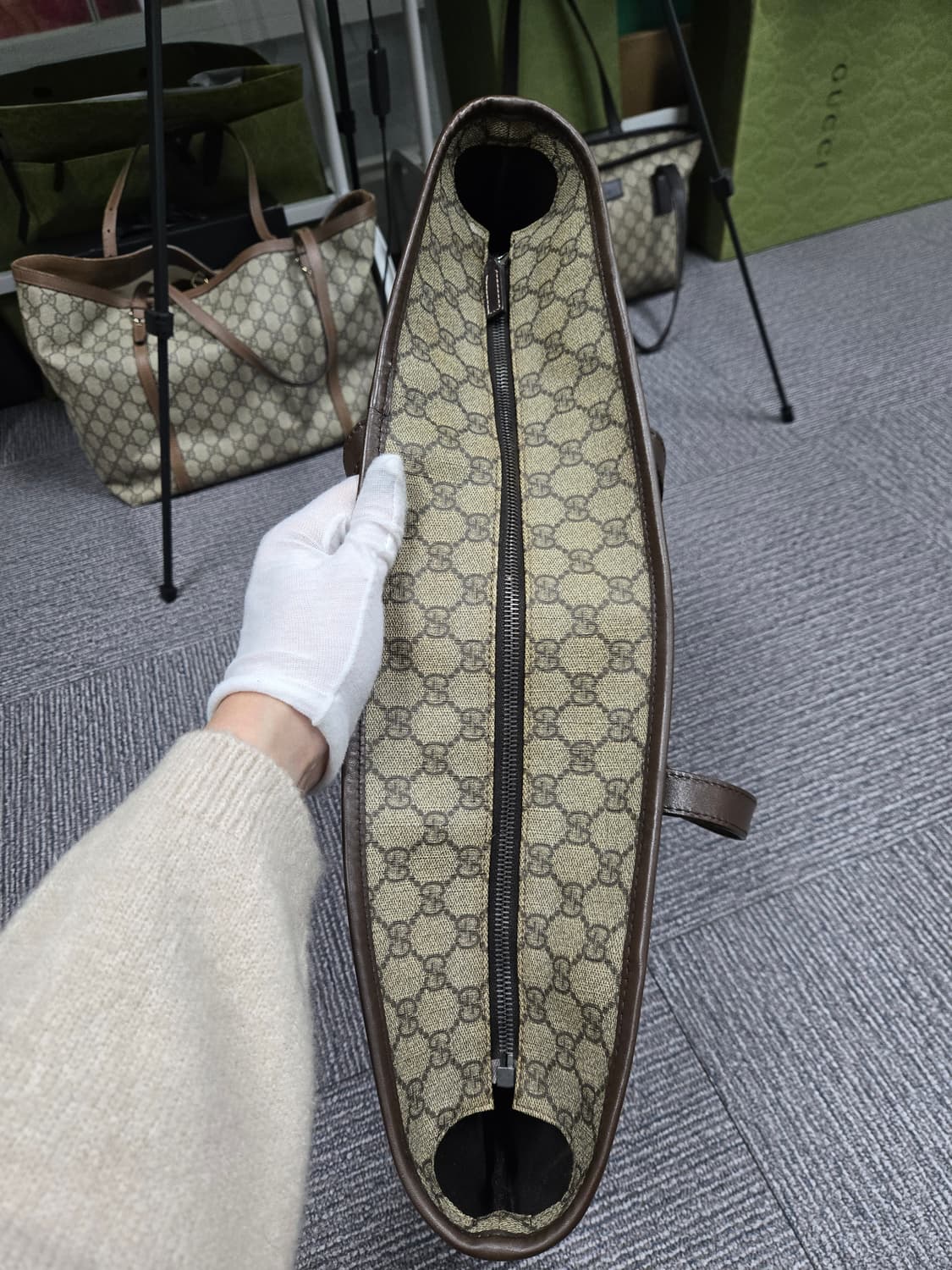 [특가][정품] 구찌 시그니처 라지 토트백 상품이미지5