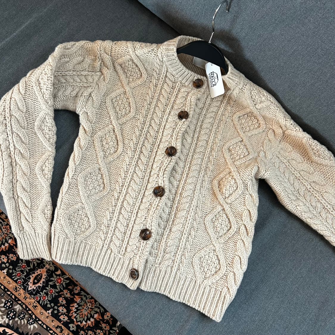 흰순이 가디건 상품이미지1