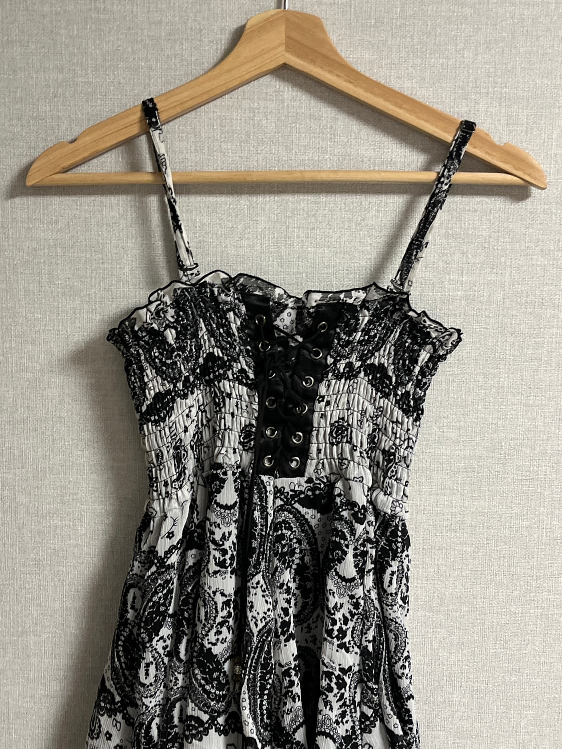 [오리엔탈/에스닉/히피] 코르셋 펌킨 레이스 원피스 상품이미지3