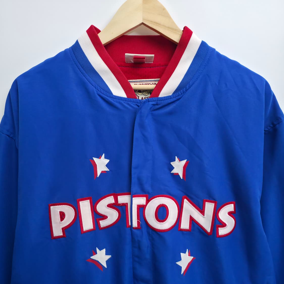 [L] 미첼낸네스 NBA 디트로이트 바시티 자켓 상품이미지2