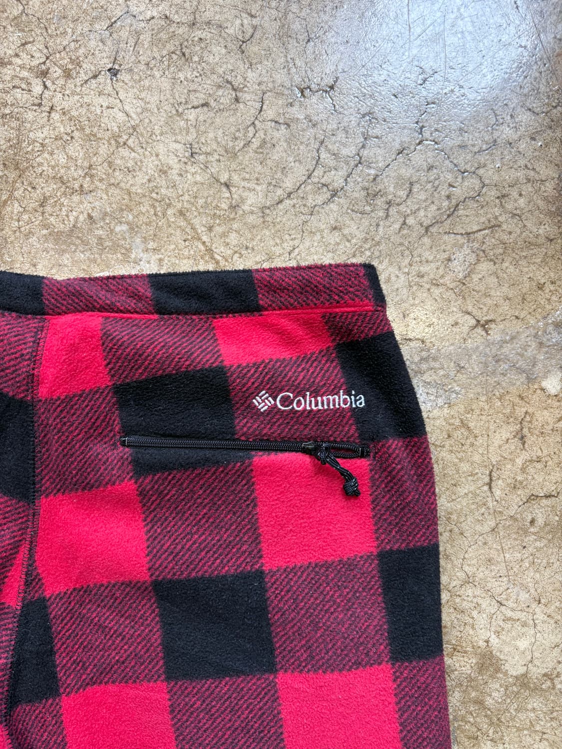 컬럼비아 플리스 타탄 체크 팬츠 상품이미지4