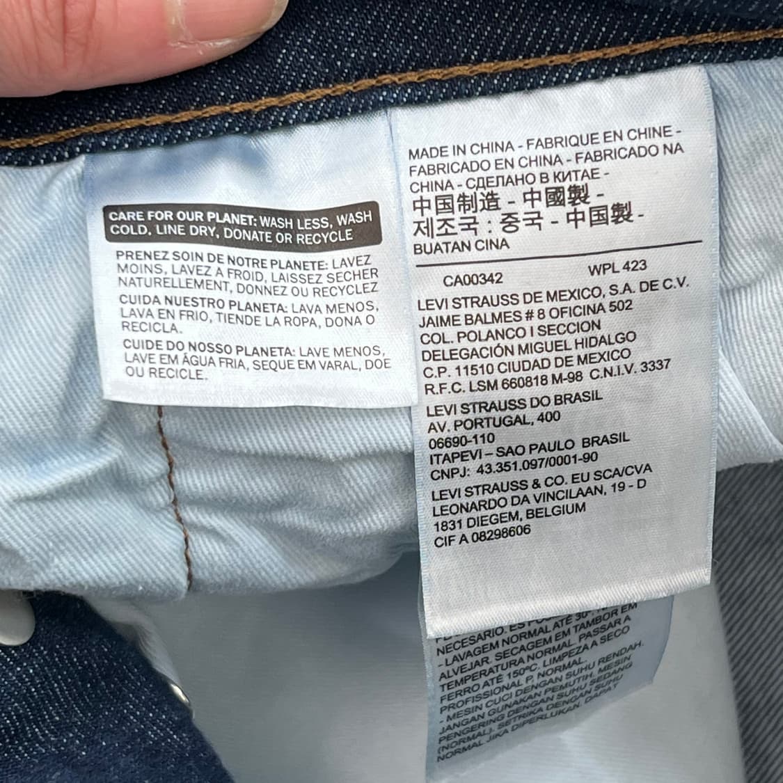 리바이스 엔지니어드 데님팬츠 r3550 상품이미지8