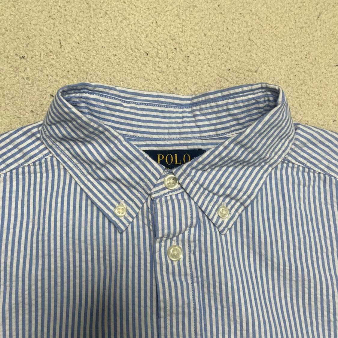 POLO BOYS 셔츠 블루 L 상품이미지5
