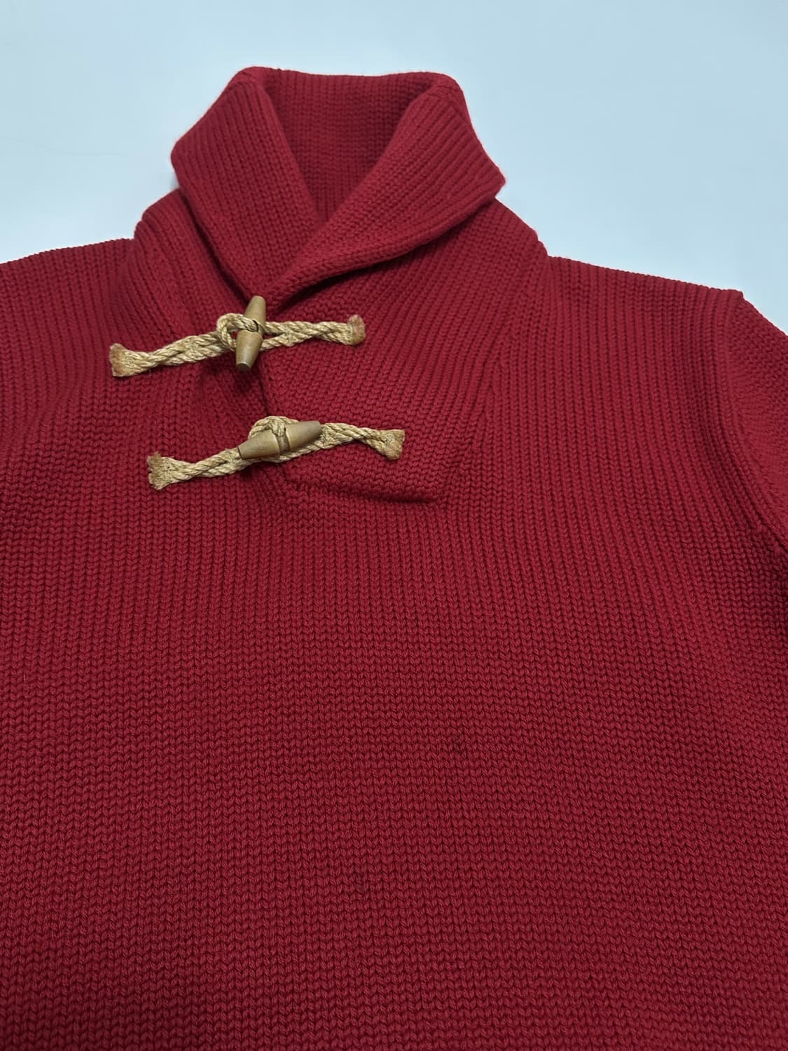 폴로 떡볶이 숄카라 울 니트 상품이미지4