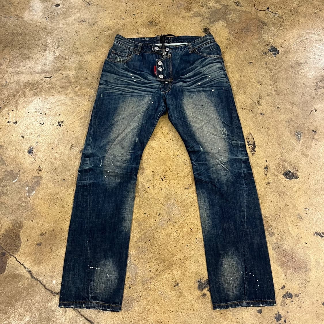 [정품/48] 디스퀘어드2 빈티지 워싱 데님 청바지 b17 상품이미지2