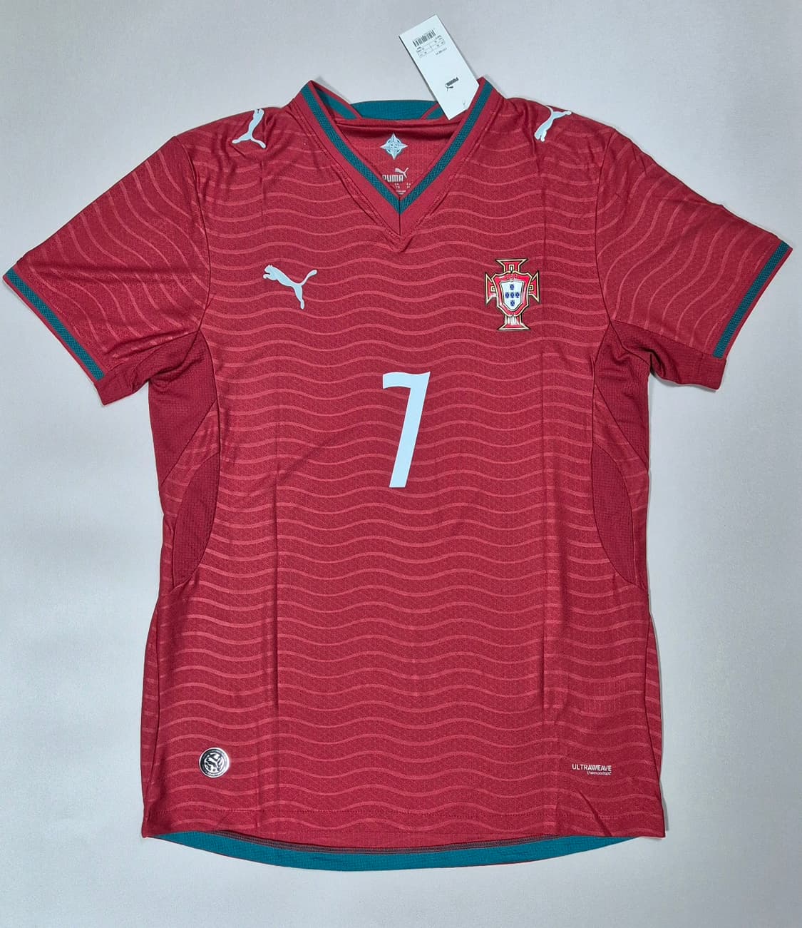 26-28 포르투갈 국대 호날두 반팔 유니폼 XL 상품이미지2