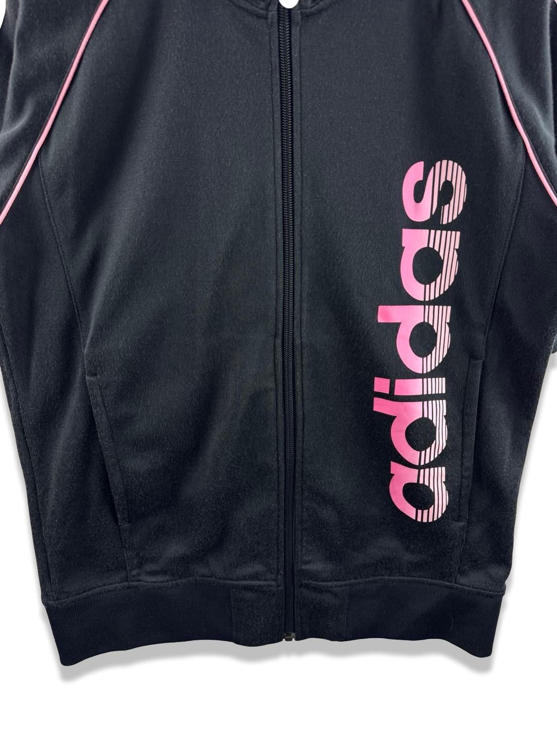 아디다스 블랙 핑크 반팔 트랙져지2932 상품이미지3