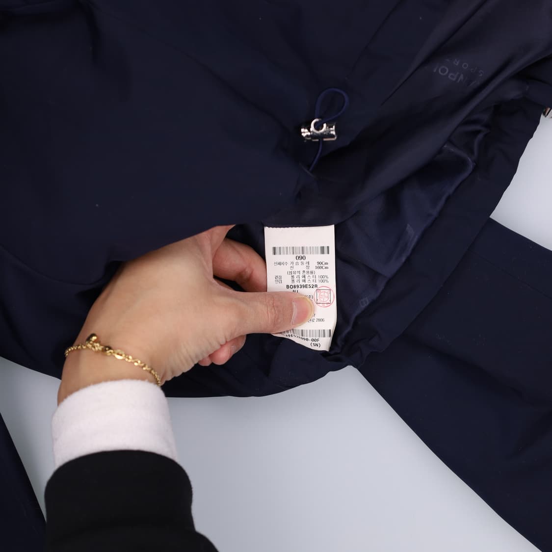 90 빈폴 여성 바람막이 자켓 0213H2 상품이미지5
