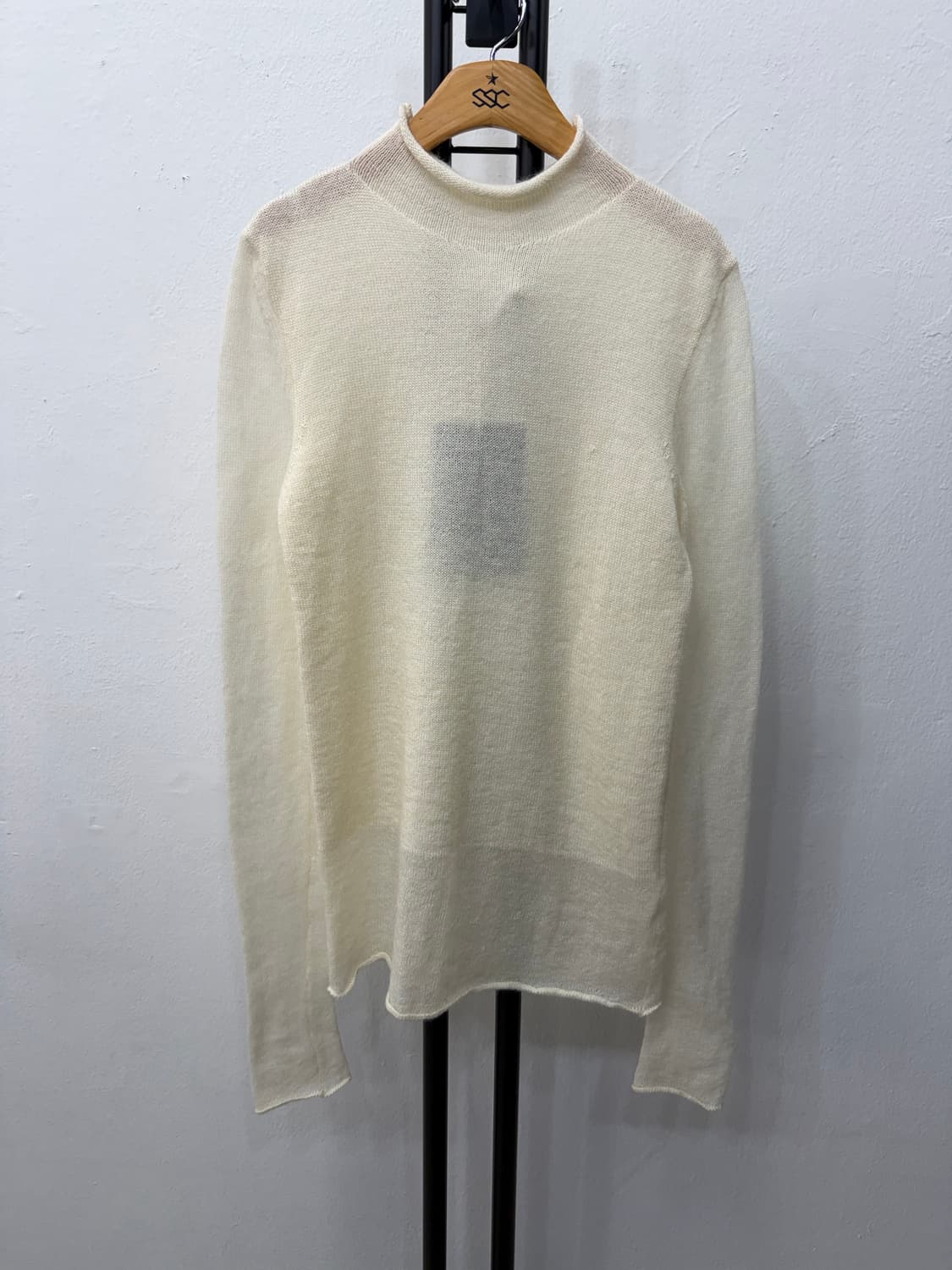 새제품) 질샌더 정품 여성 모헤어 시스루 니트 34 상품이미지1