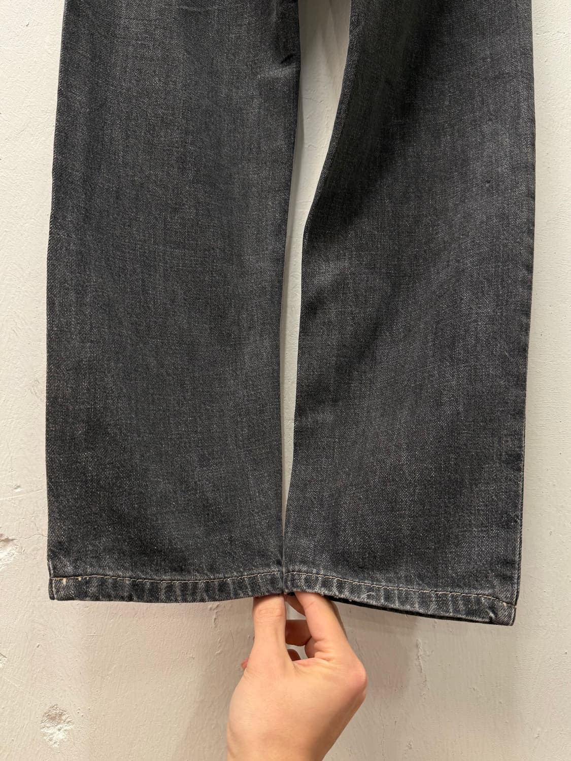 90s Japan Levi's 603 Slim Tapered Black  상품이미지4