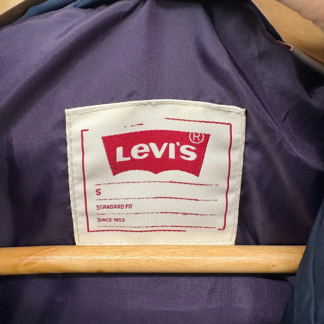 리바이스 네이비 패딩 점퍼 남/S 상품이미지5