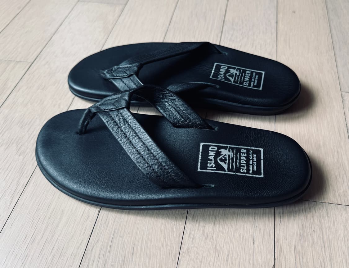 아이슬랜드 슬리퍼 CLASSIC LEATHER BLACK 상품이미지4