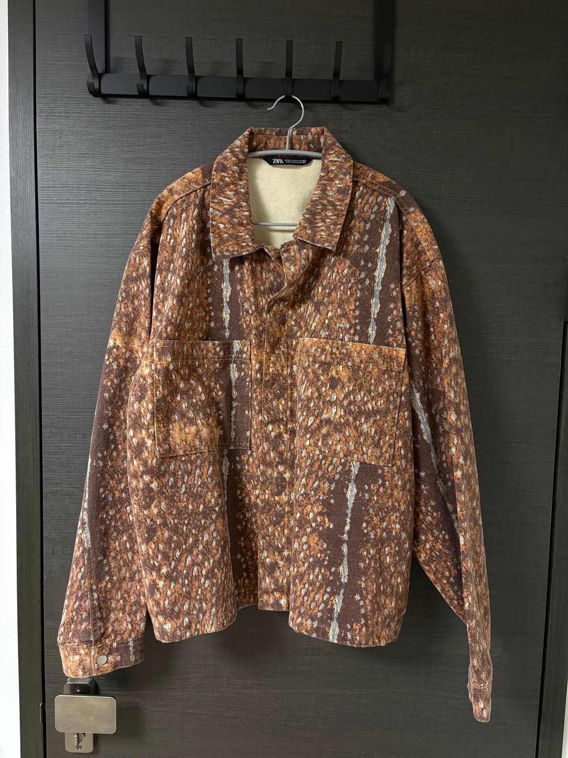 XL - 자라 박시핏 브라운 오버셔츠 자켓 상품이미지1