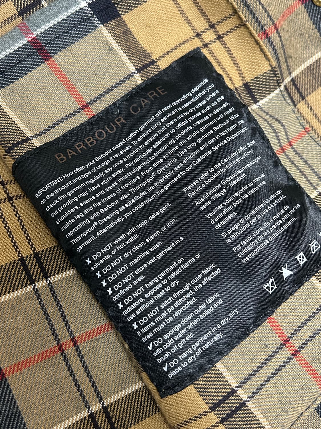 바버 인터내셔널 a7 블랙 자켓 상품이미지9