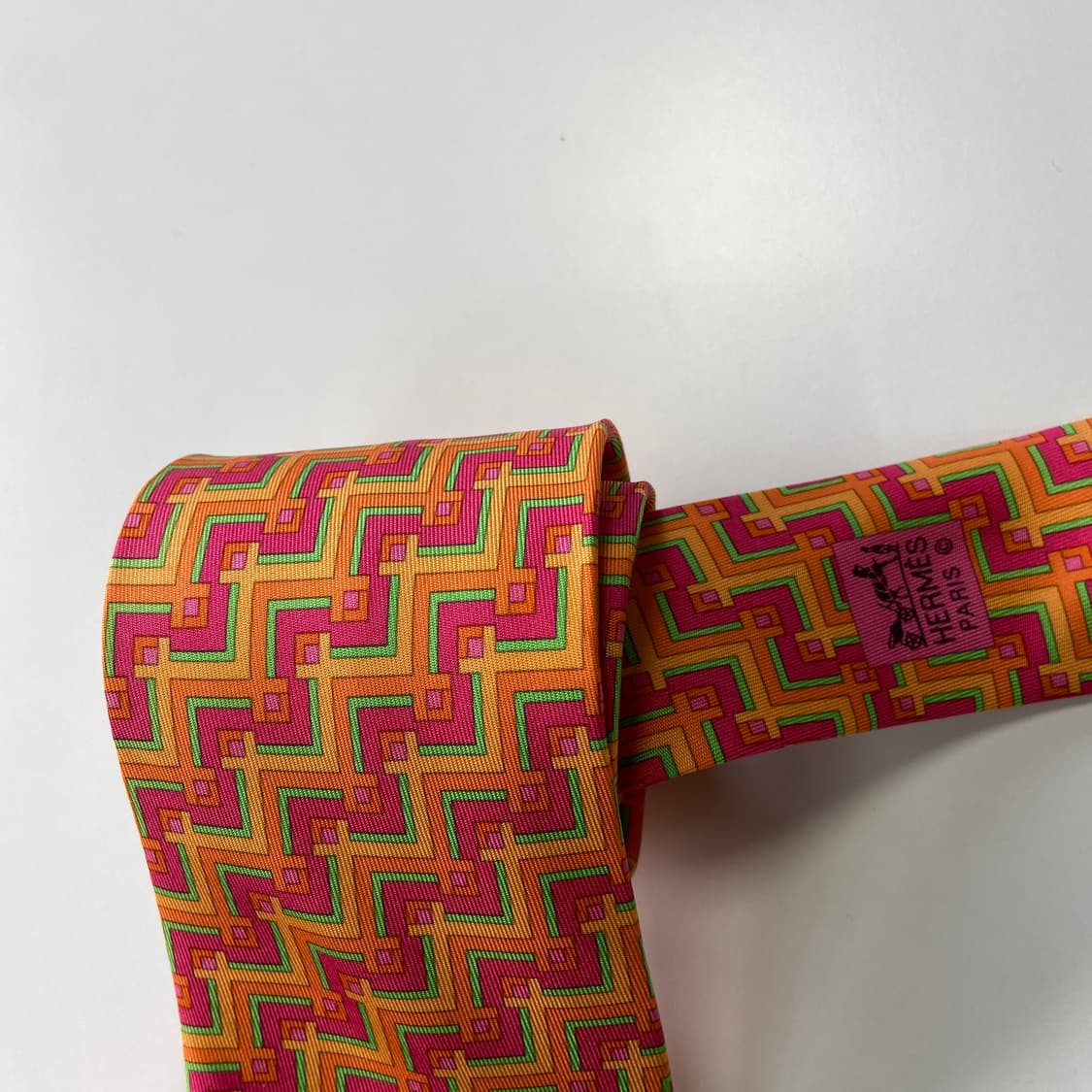 에르메스 명품 정품 넥타이(HERMES) 8cm 상품이미지5