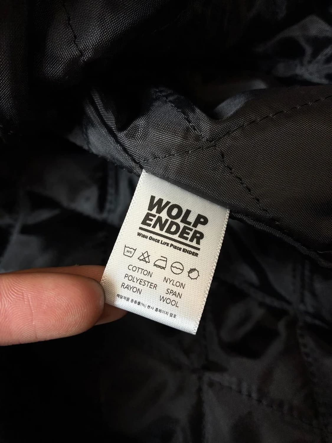 WOLP 오버핏 후디 더플 코트 PN7910 상품이미지5