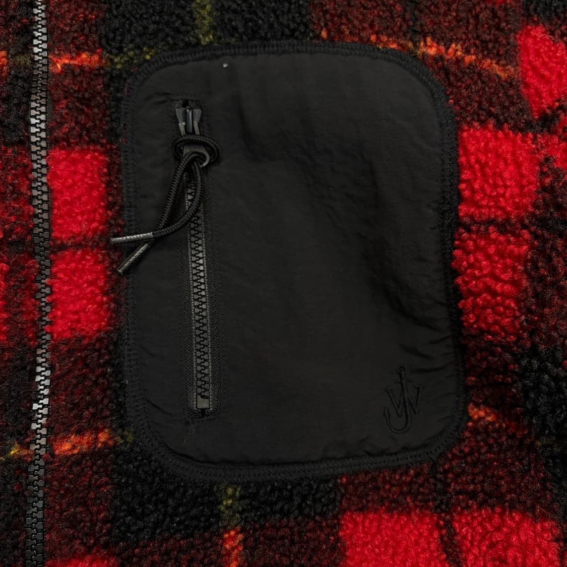 uniqlo jw앤더슨 유니클로 타탄체크 후리스 집업후드  상품이미지3