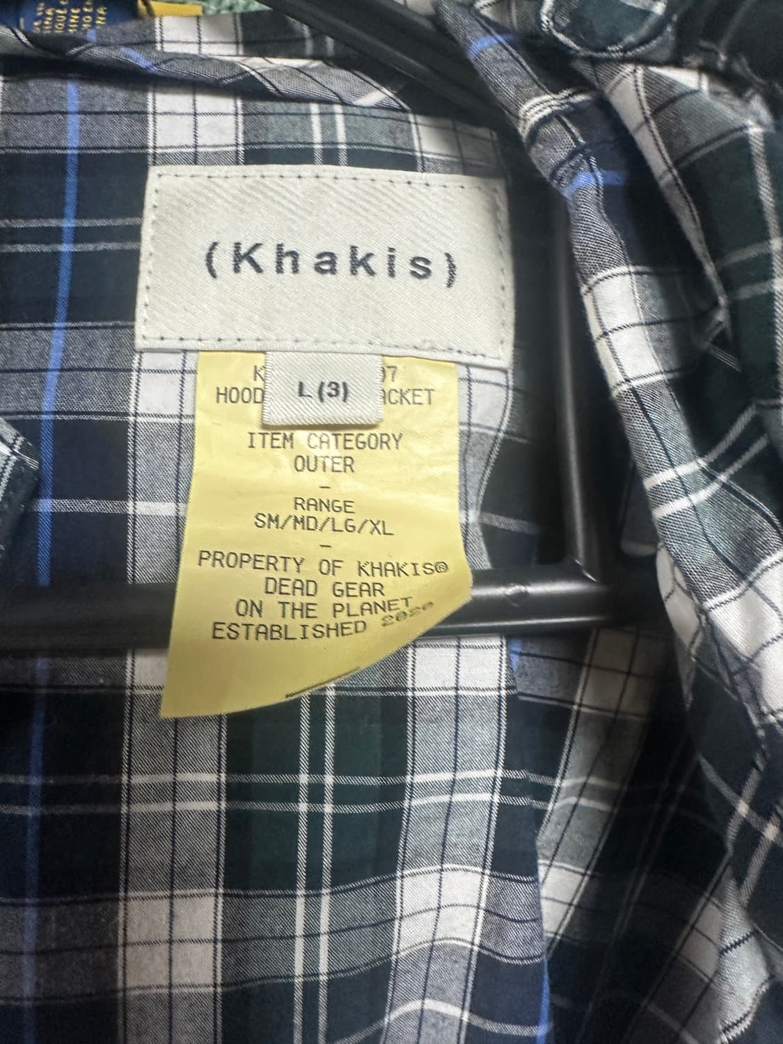 카키스 타단 바람막이자켓 상품이미지3