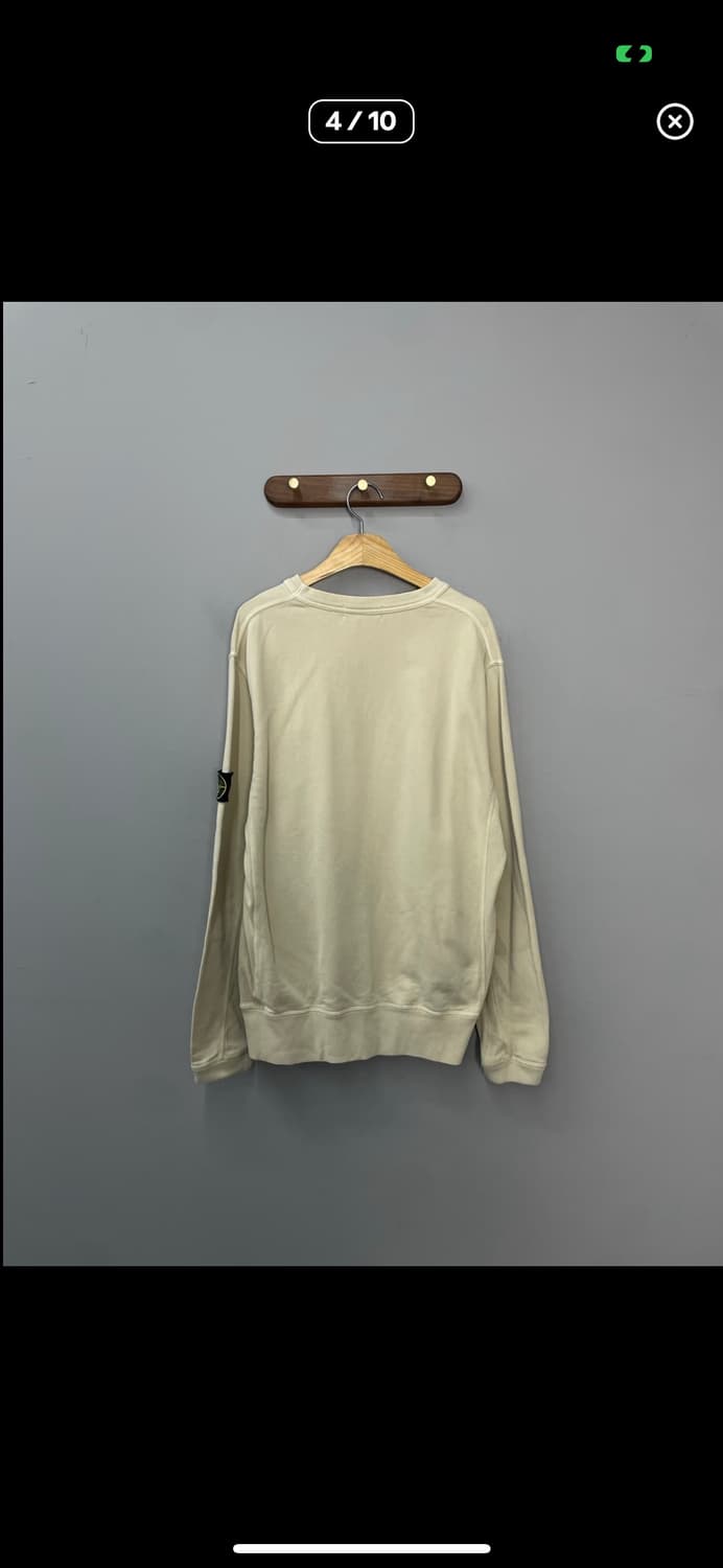 스톤아일랜드 와팬 패치 아이보리 맨투맨 A3317 상품이미지4