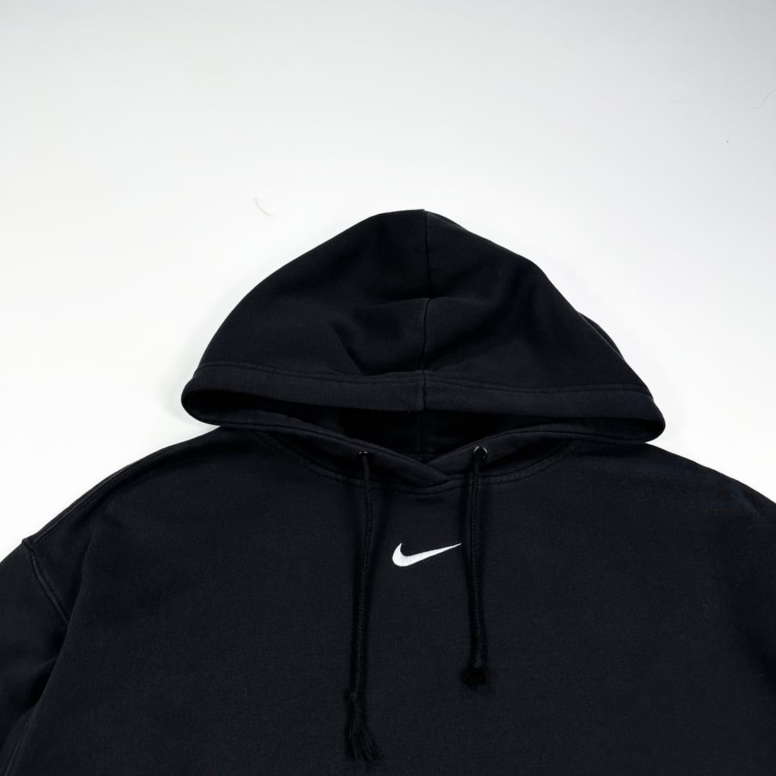 나이키 센터 스우시 블랙 후드티 (L) 상품이미지1