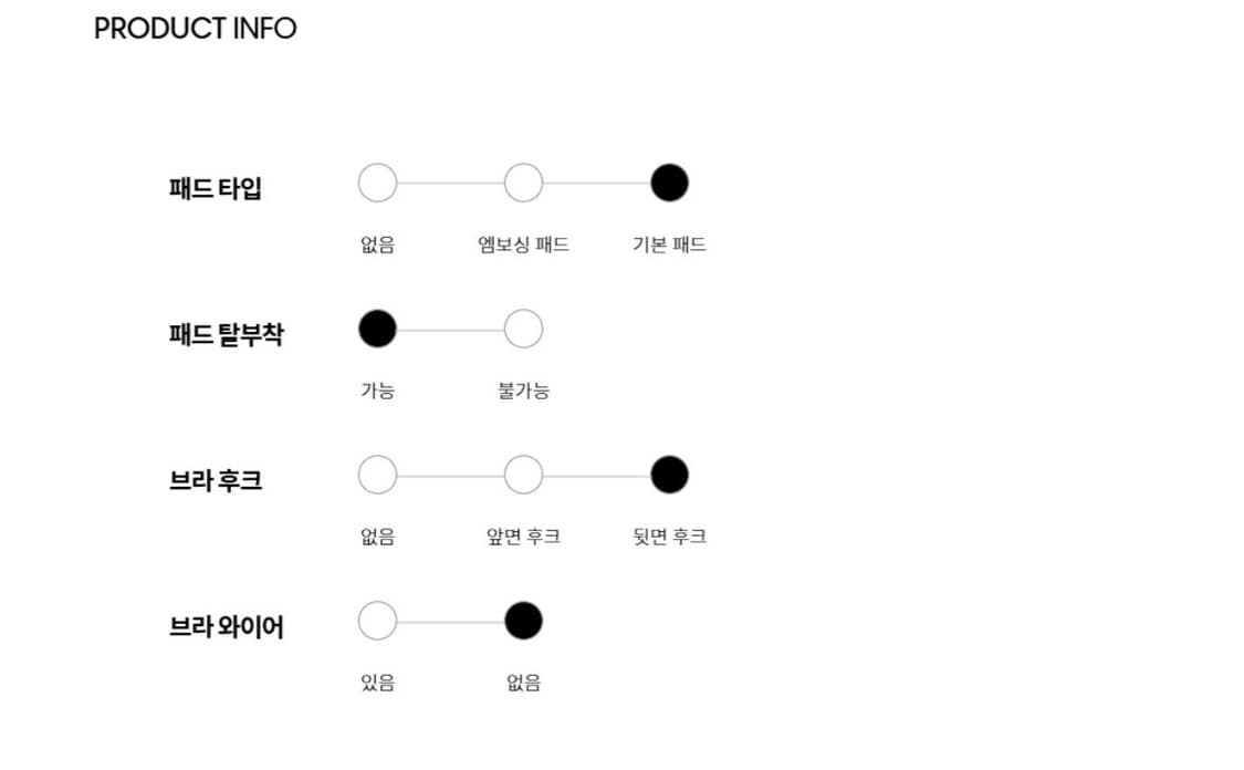새상품)캘빈클라인 여성 아이콘 코튼 모달 트라이앵글/m 상품이미지7