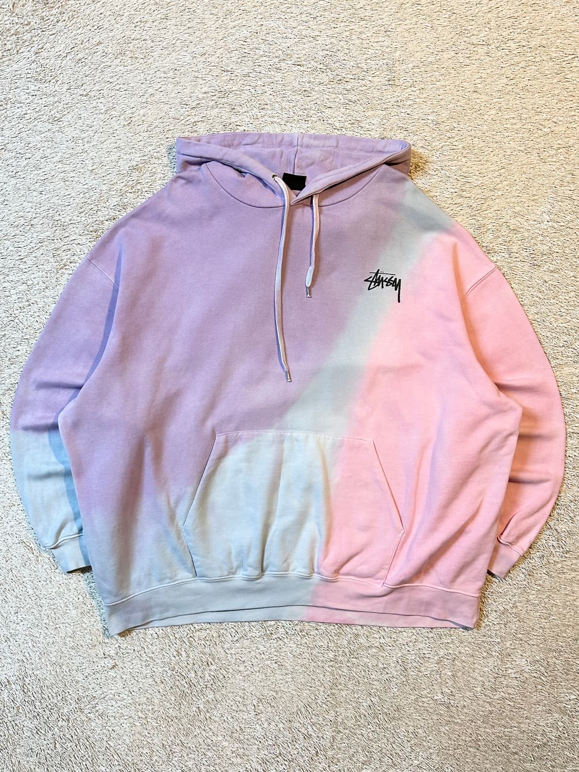 희귀) 스투시 STUSSY 스탁로고 타이다이 후드티 10 상품이미지1