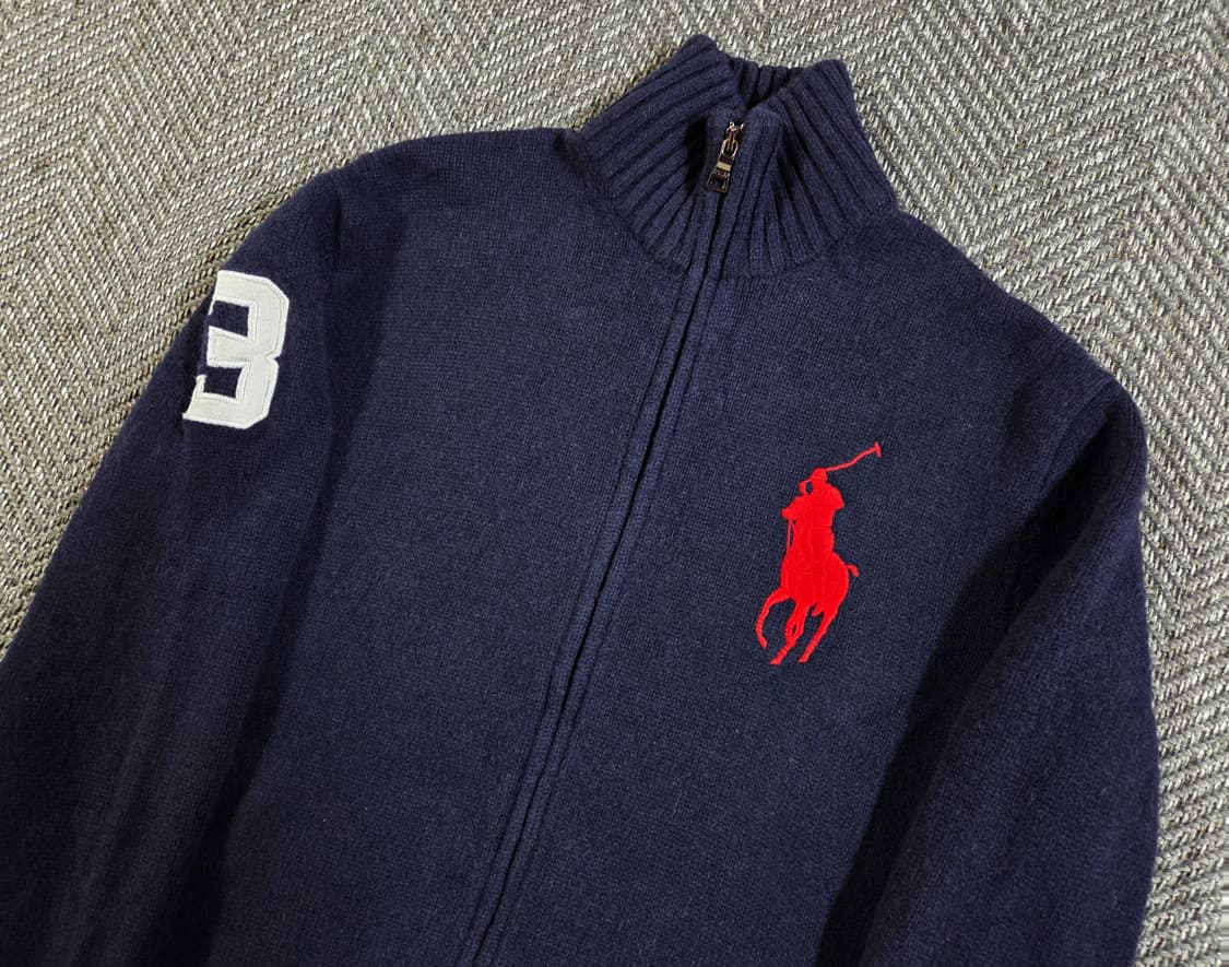 폴로 랄프로렌 빅포니 니트집업
 상품이미지5