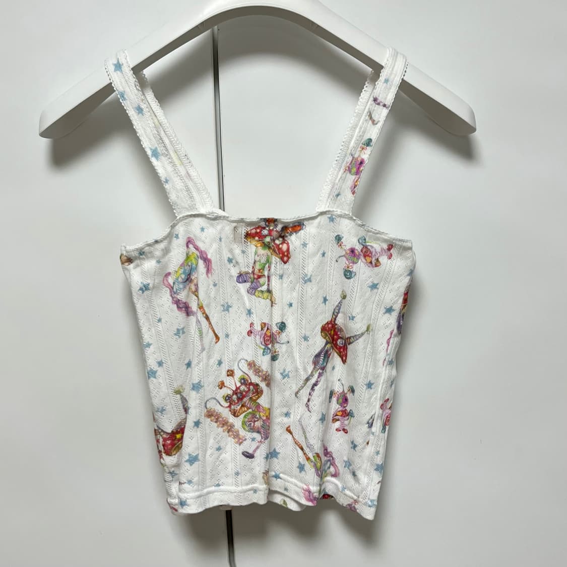 [F]히스테릭 글래머 25ss EMA 그래픽 슬리브리스 탑 상품이미지2