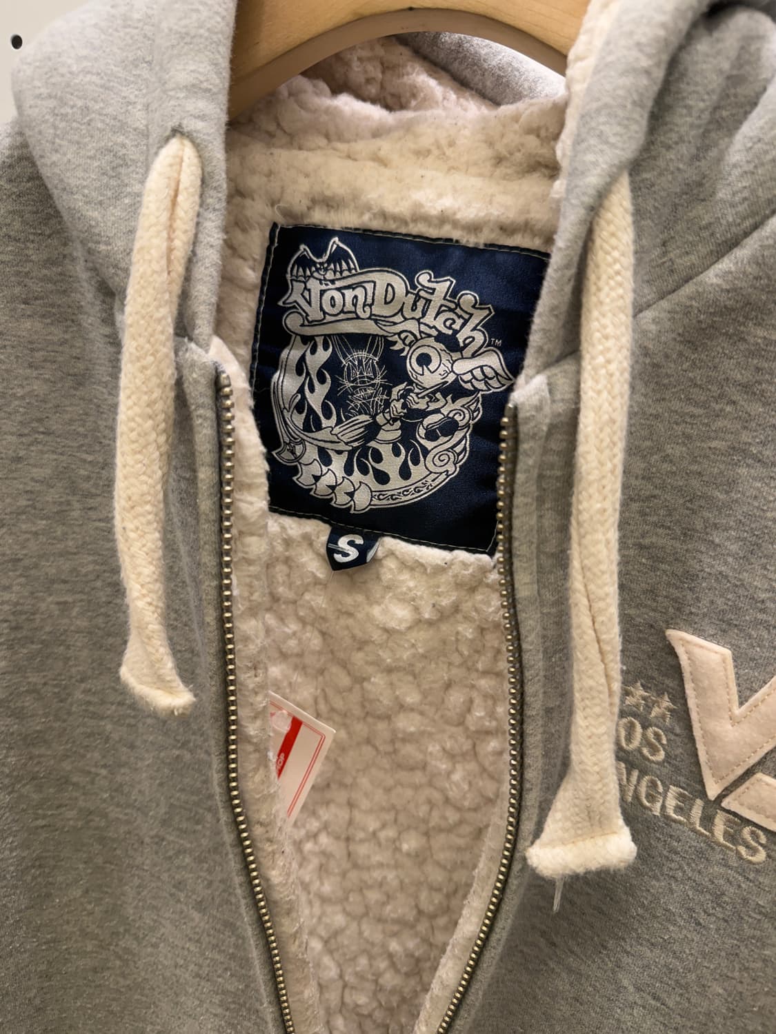 Von Dutch LA 로고 보아 후드 집업 U236 상품이미지5