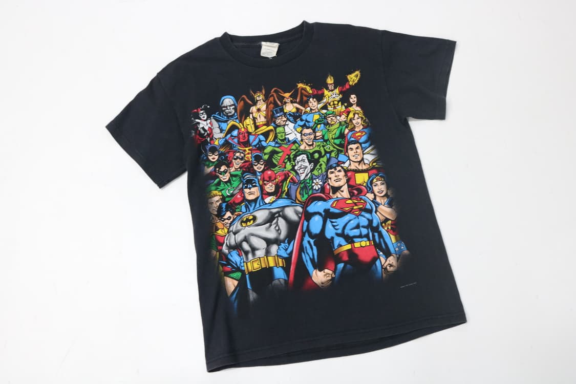 2010 DC COMICS 저스티스 리그 멀티 히어로 그래픽 티셔츠 상품이미지3