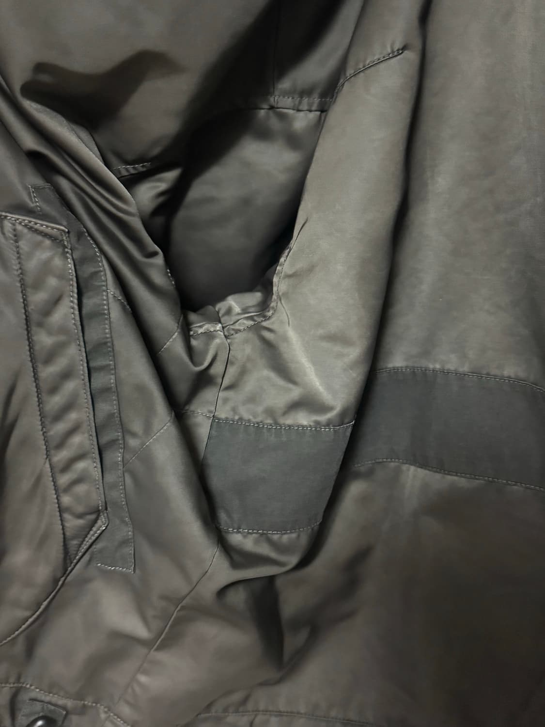 폴리테루 라이너 올리브그레이/다크브라운 3사 상품이미지3