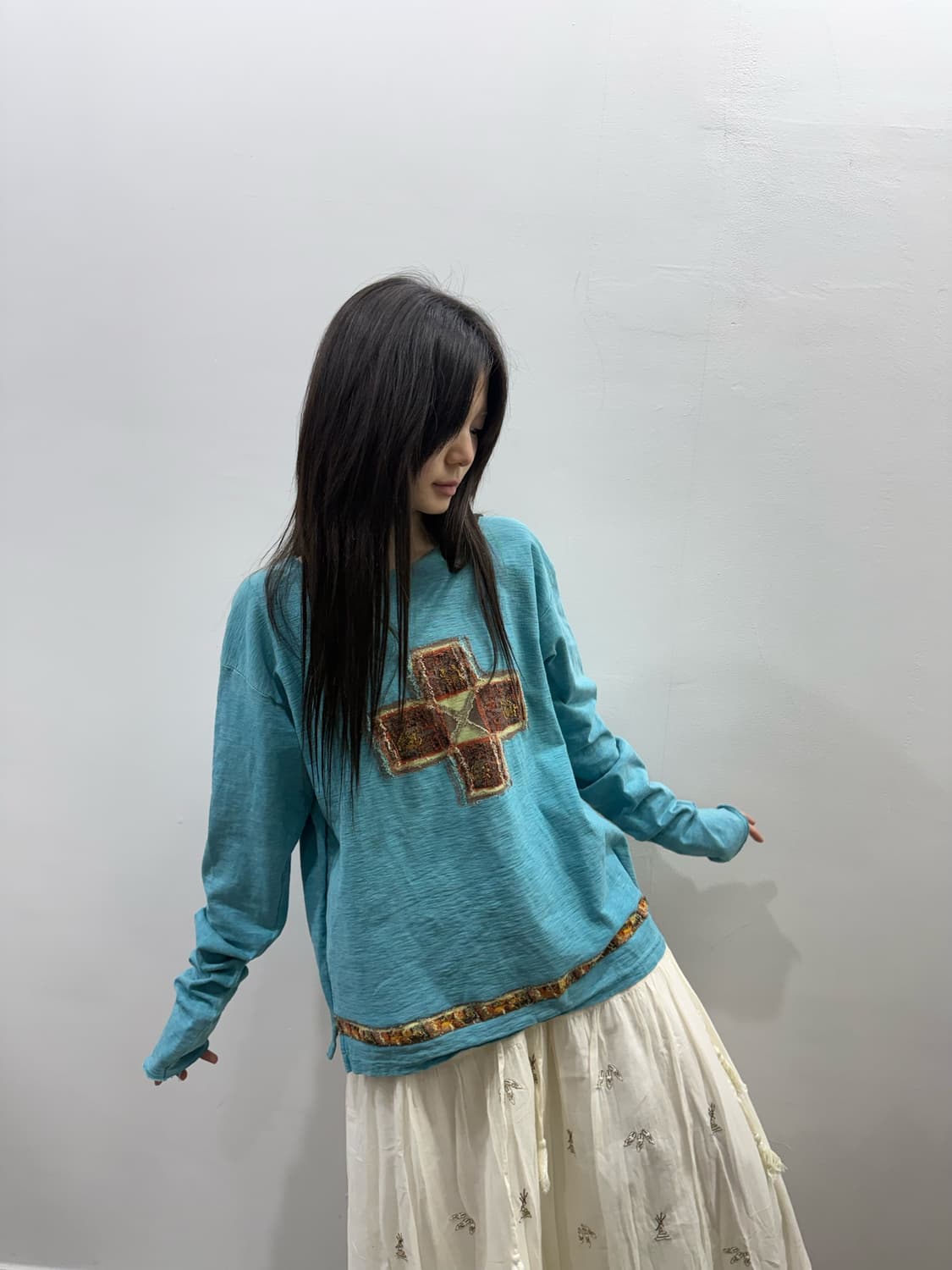 캐피탈 오버핏 롱 슬리브 상품이미지2