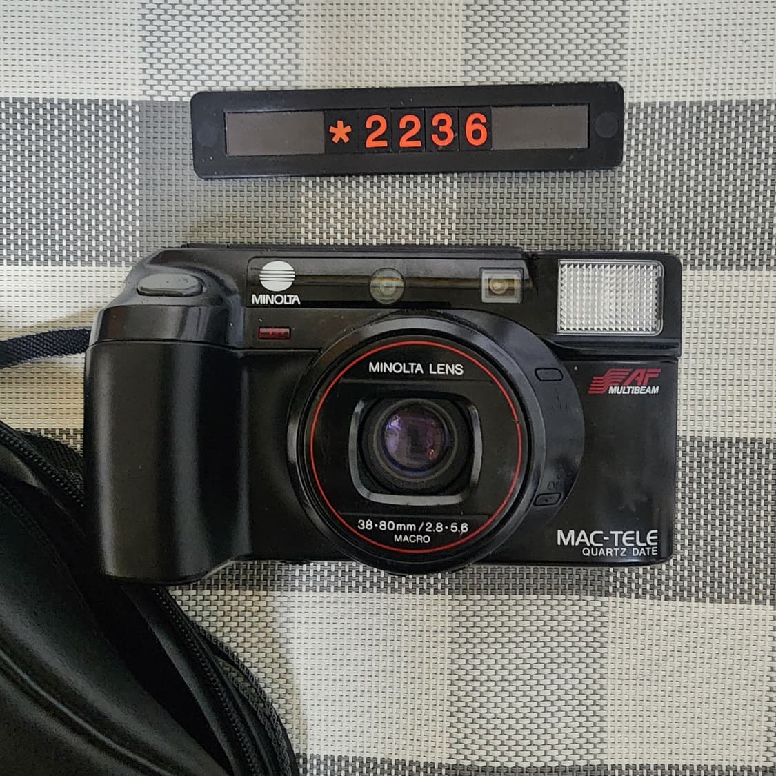 미놀타 맥-텔레 데이터백 필름카메라 파우치포함 상품이미지1