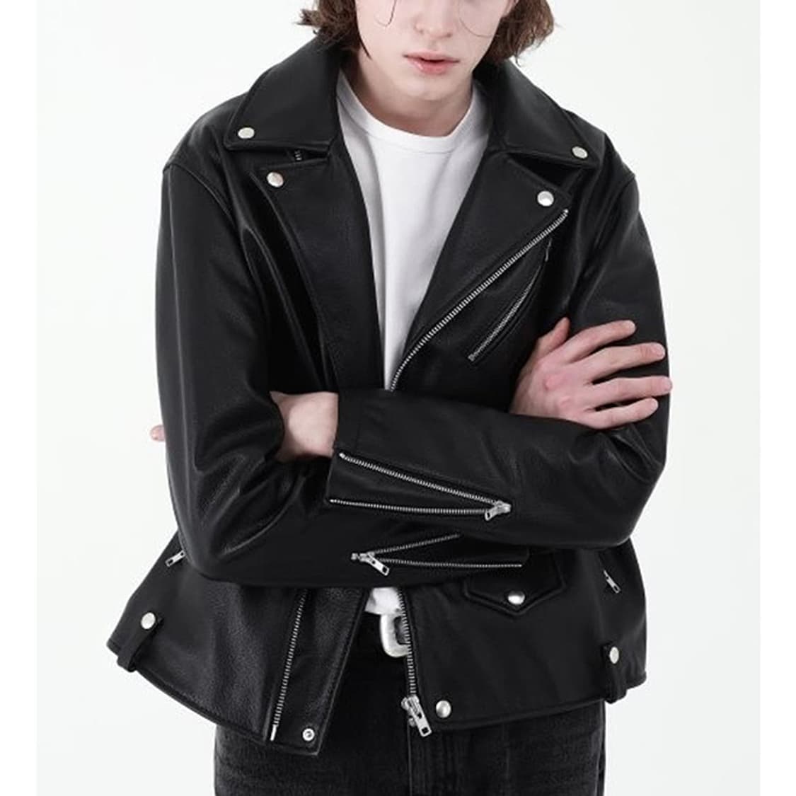 에이징씨씨씨 카우하이드 라이더 자켓 L 상품이미지1