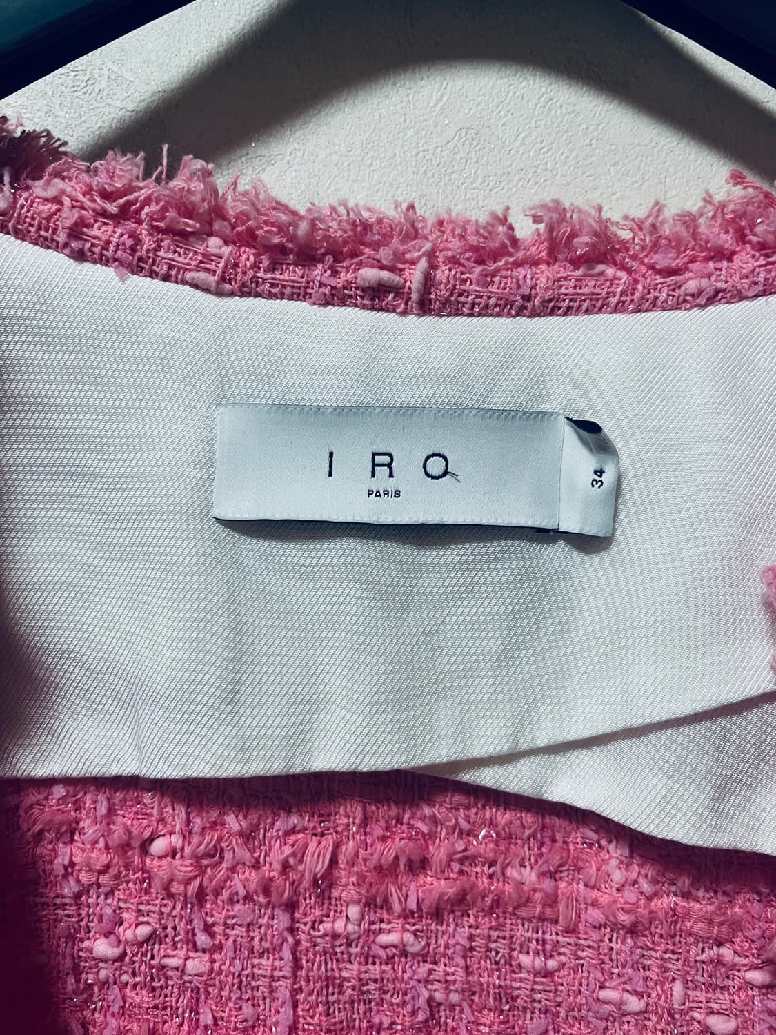 국내품절템) 이로 핑크 모아나 트위드 자켓 상품이미지3