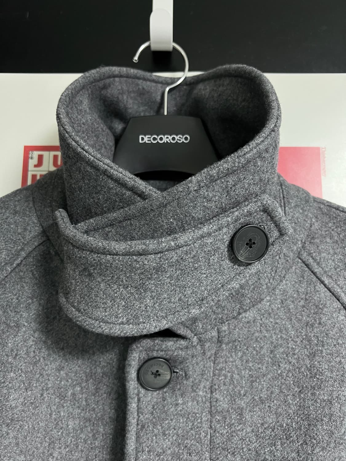 데꼬로소 울 발마칸 로브 코트  상품이미지4