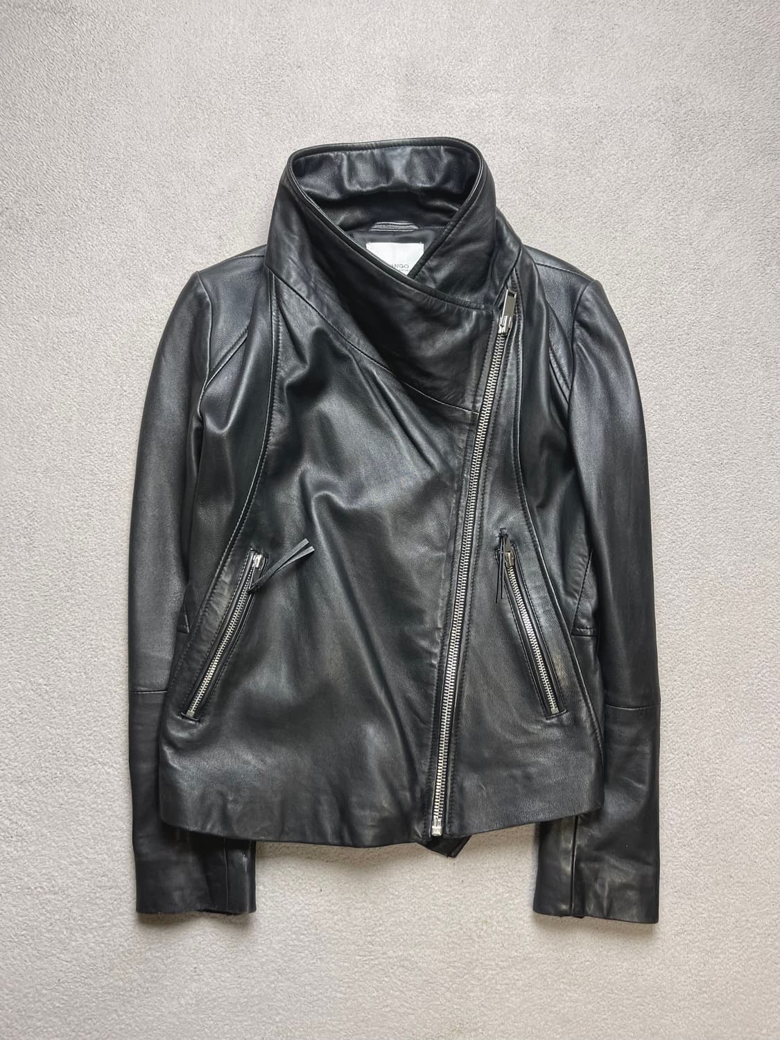 [S] MANGO 망고 양가죽 자켓 상품이미지1