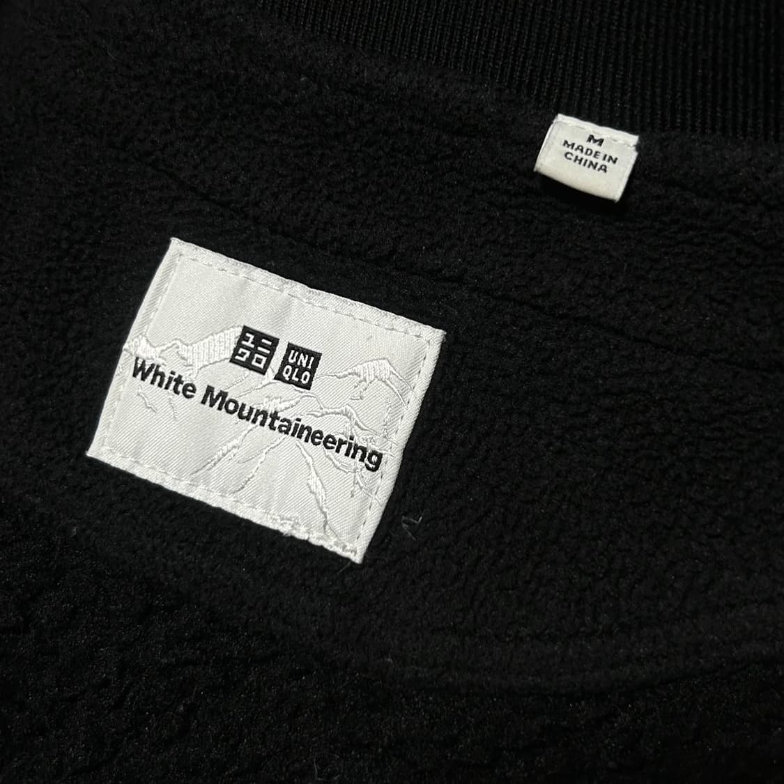 [M] Uniqlo 유니클로 화이트 마운티니어링 후리스 집업 자켓 상품이미지5