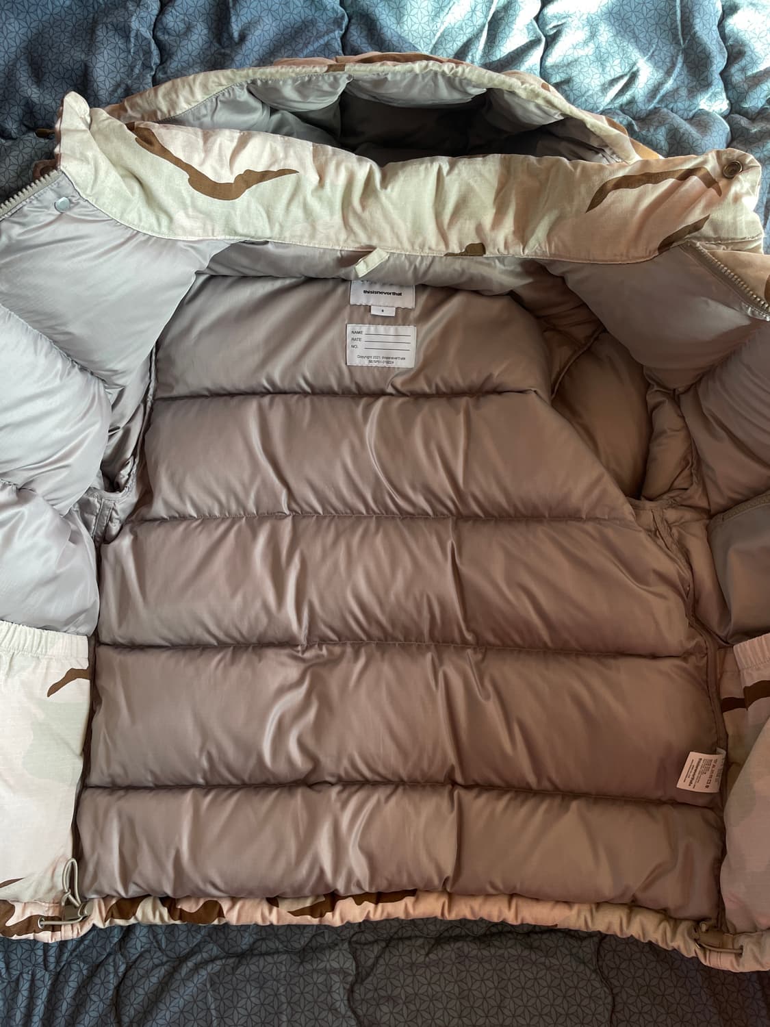 디네댓 카모 패딩  상품이미지4