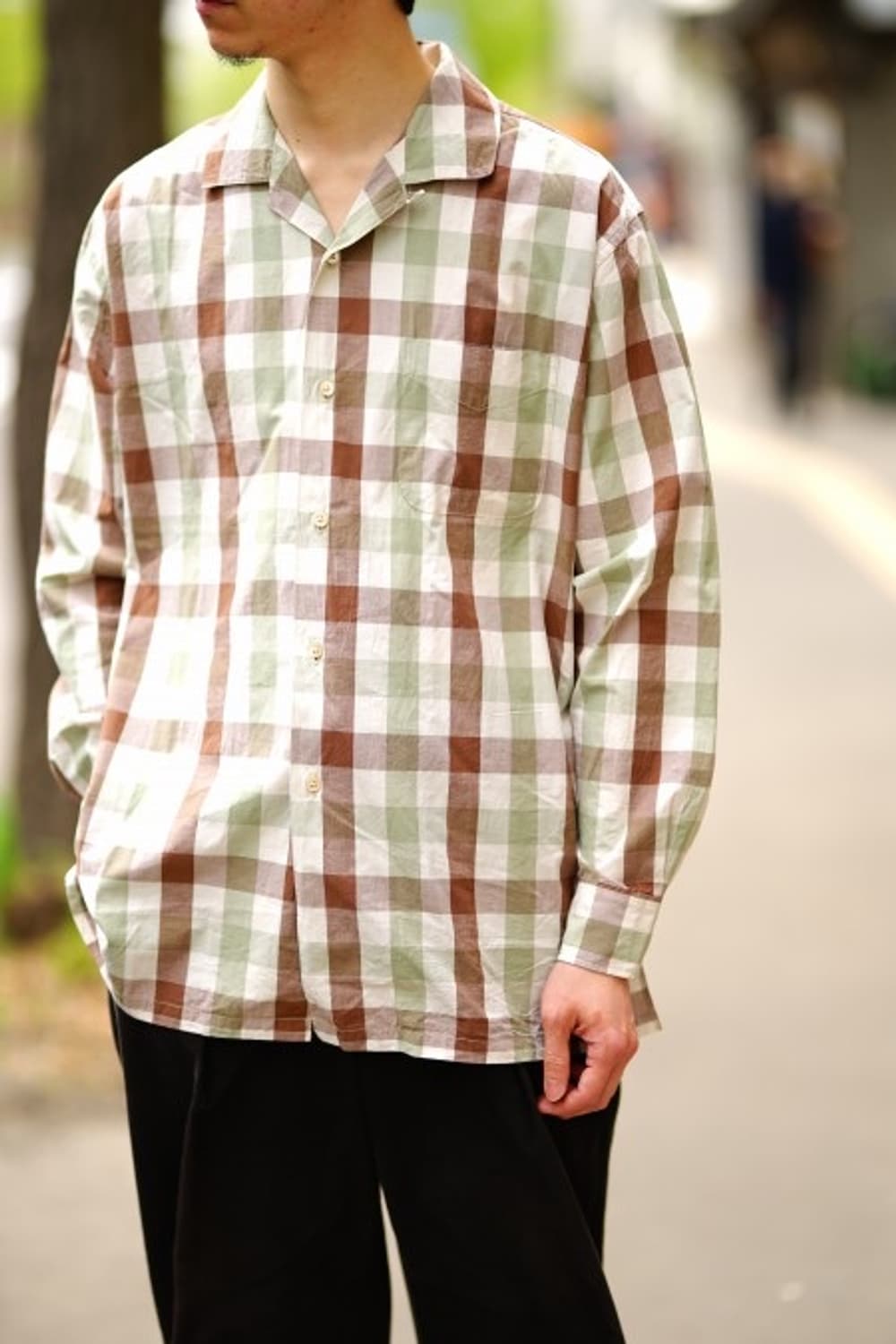 캡틴선샤인 20SS 오픈 카라 셔츠 38사이즈 판매합니다 상품이미지3