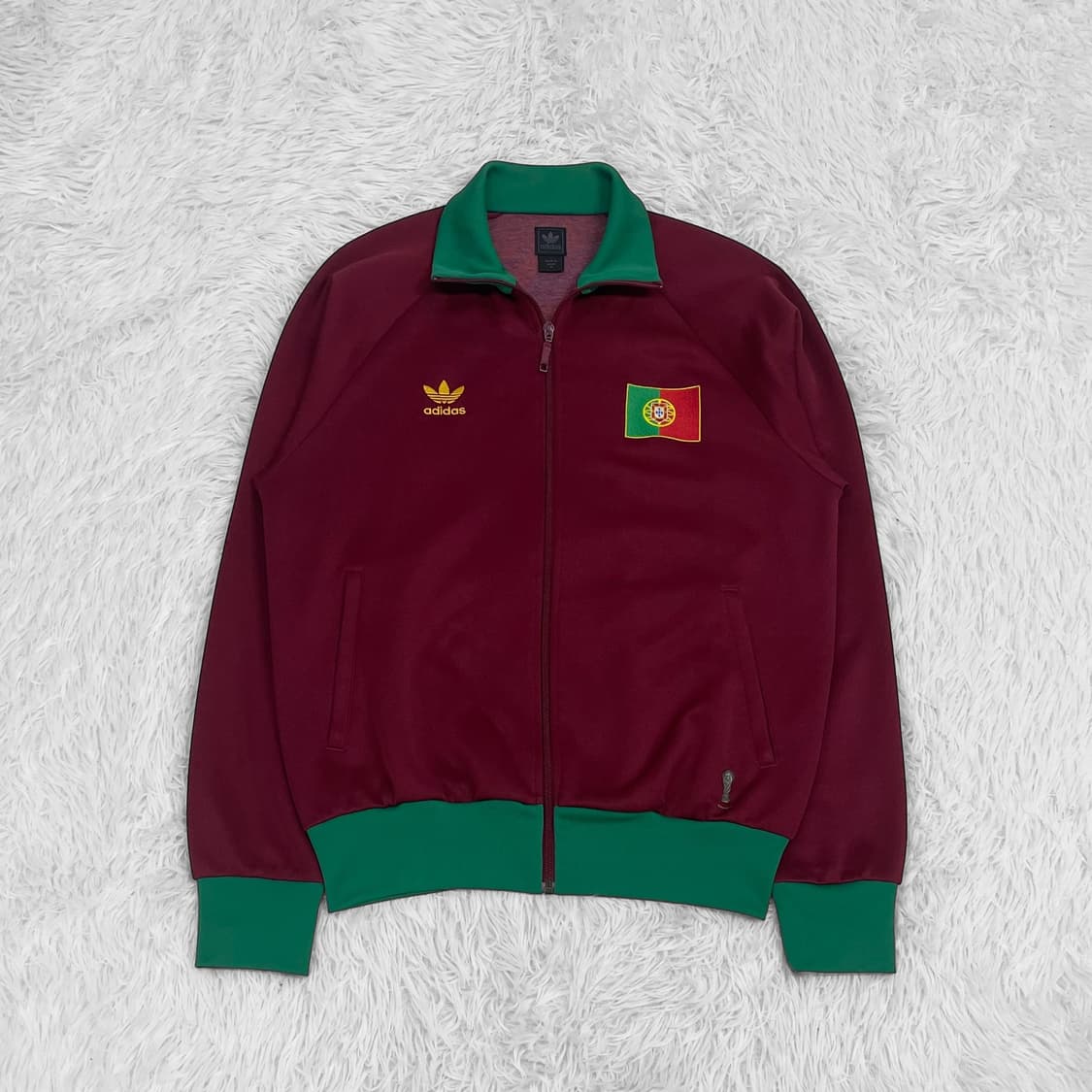 아디다스 포르투갈 트랙탑 져지 버건디 상품이미지2