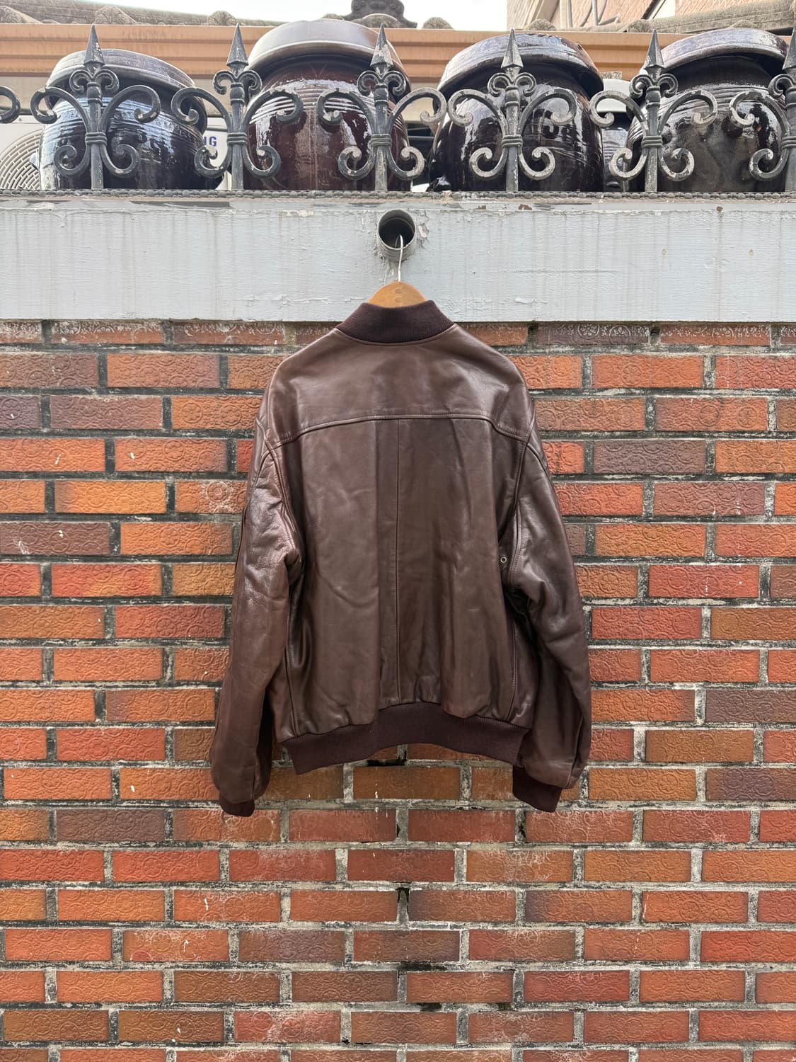 80s 골든베어 소가죽 ma-1 자켓 42(2XL) 상품이미지2