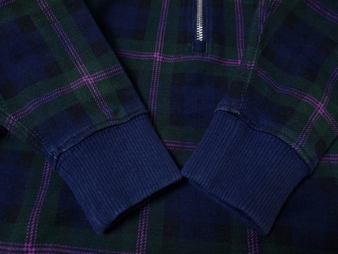 [무료배송][120]폴로 키즈 타탄 체크 반집업 더블 니트 상품이미지8