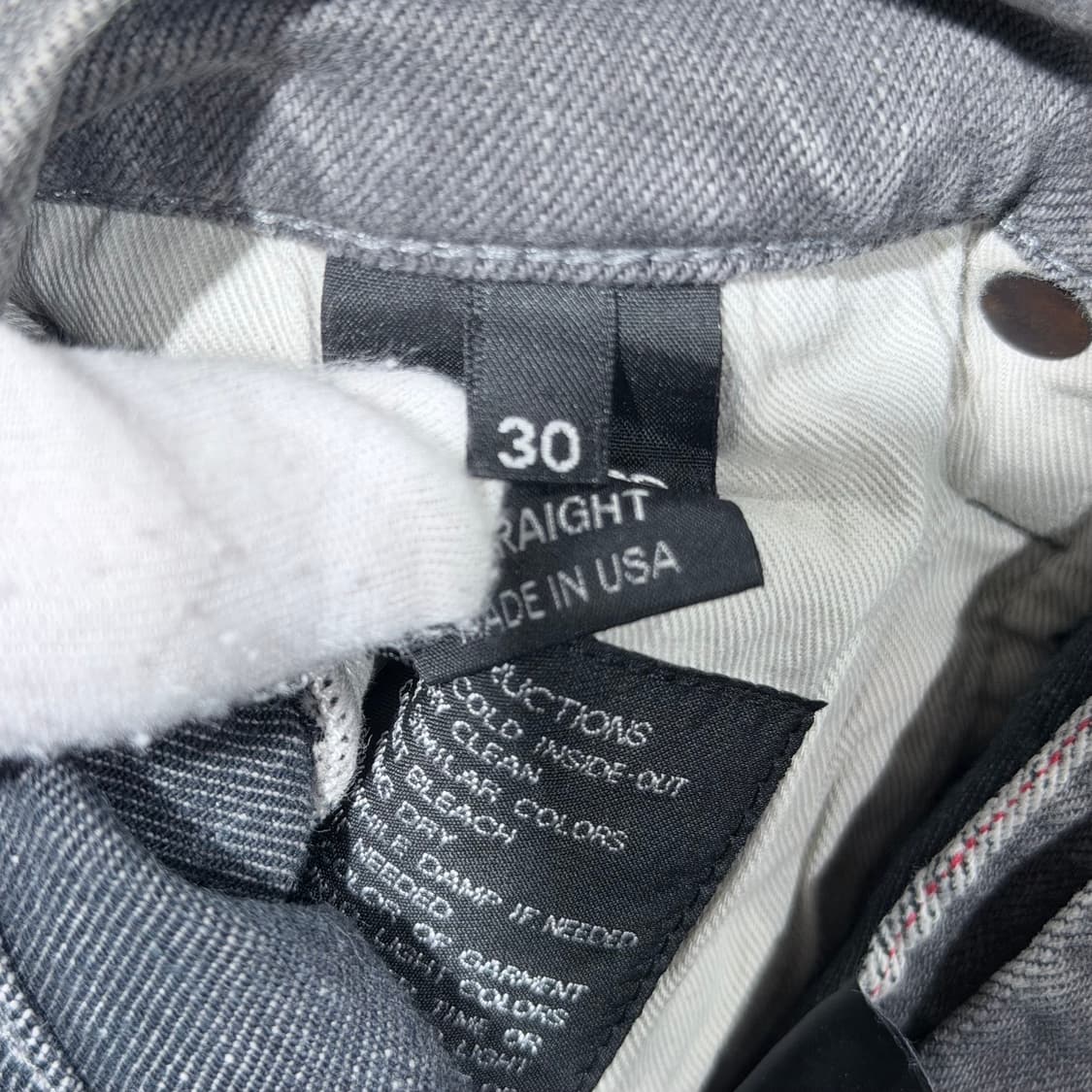 (A+/30) / 톰포드 스웨이드 패치 슬림핏 데님팬츠 상품이미지7